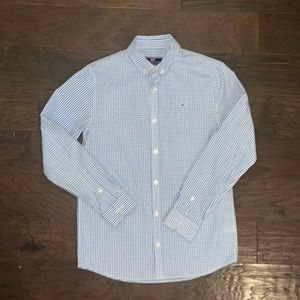 Vineyard Vines, boys large (16) long sleeve button down, blue bay